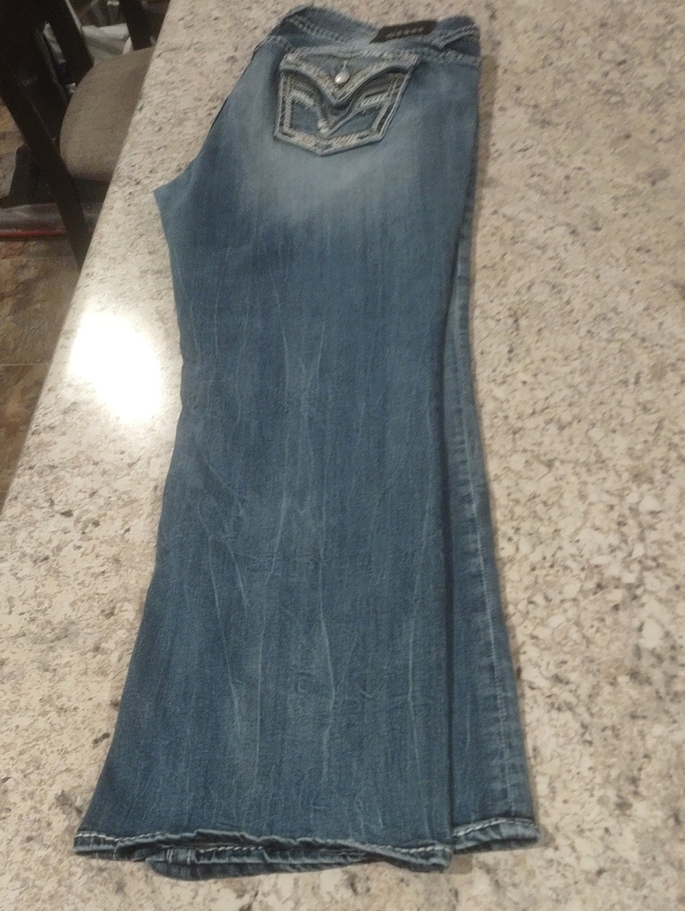 Vigoss New York Bootcut Stretch Blue Denim Jeans S20 L33